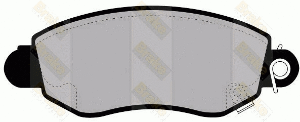 Brake Pad Set, disc brake (PA1262)