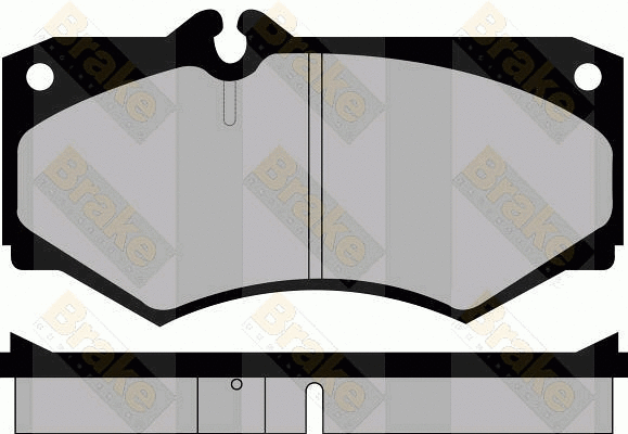 Brake Pad Set, disc brake (PA419)