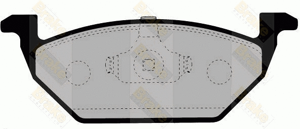 Brake Pad Set, disc brake (PA1133)