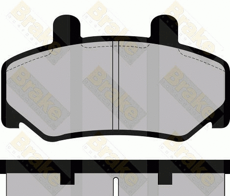 Brake Pad Set, disc brake (PA557)