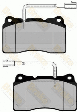 Brake Pad Set, disc brake (PA1684)