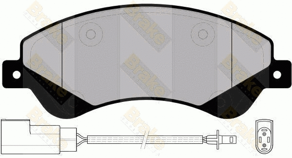 Brake Pad Set, disc brake (PA1699)