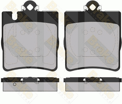 Brake Pad Set, disc brake (PA1368)