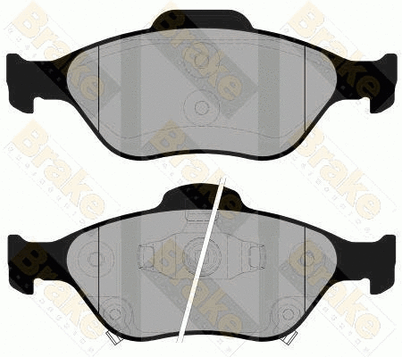 Brake Pad Set, disc brake (PA1781)