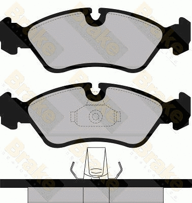 Brake Pad Set, disc brake (PA1115)