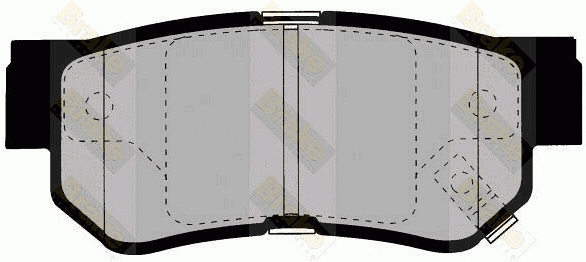 Brake Pad Set, disc brake (PA1348)