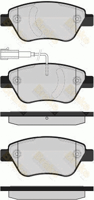 Brake Pad Set, disc brake (PA1604)