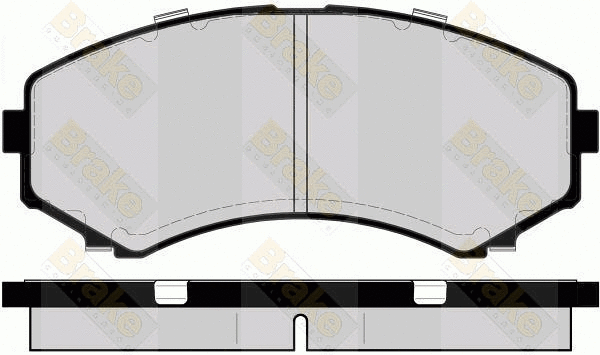 Brake Pad Set, disc brake (PA1493)