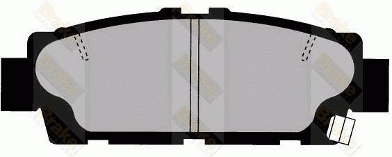 Brake Pad Set, disc brake (PA1536)