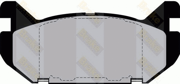Brake Pad Set, disc brake (PA769)