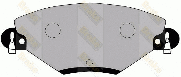 Brake Pad Set, disc brake (PA1292)
