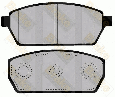 Brake Pad Set, disc brake (PA1544)