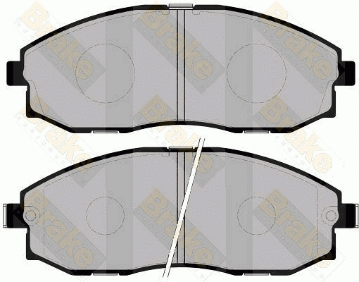 Brake Pad Set, disc brake (PA1242)