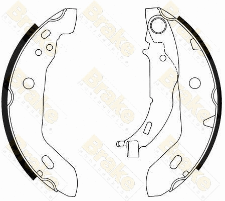 Brake Shoe Set (SH2511)