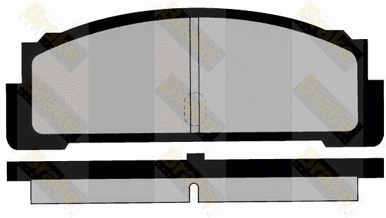 Brake Pad Set, disc brake (PA214)