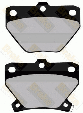 Brake Pad Set, disc brake (PA1288)