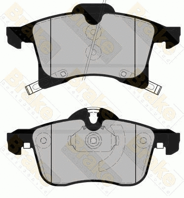 Brake Pad Set, disc brake (PA1593)