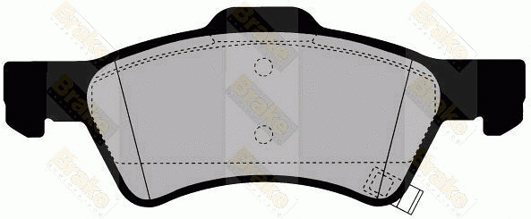 Brake Pad Set, disc brake (PA1477)