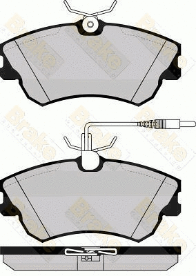 Brake Pad Set, disc brake (PA1149)