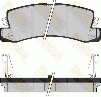Brake Pad Set, disc brake (PA534)