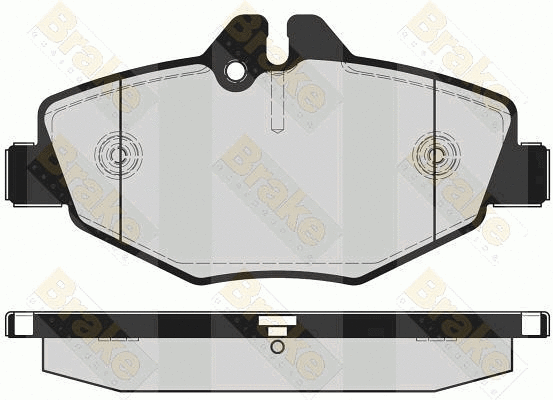 Brake Pad Set, disc brake (PA1634)