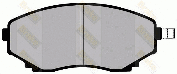 Brake Pad Set, disc brake (PA1364)