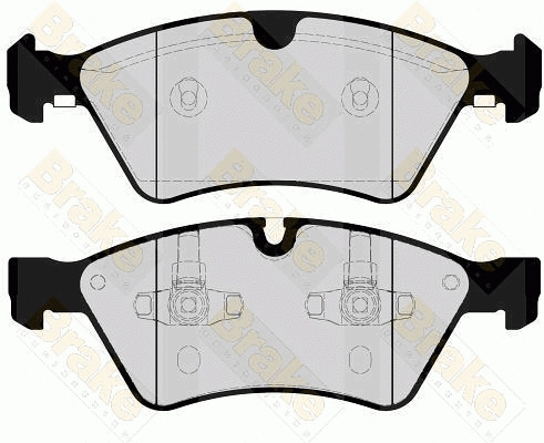 Brake Pad Set, disc brake (PA1675)
