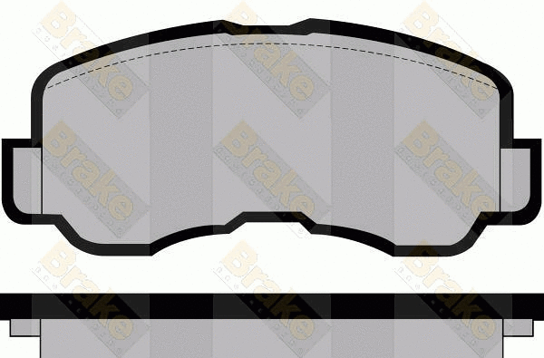 Brake Pad Set, disc brake (PA398)