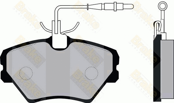 Brake Pad Set, disc brake (PA1045)