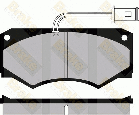 Brake Pad Set, disc brake (PA510)
