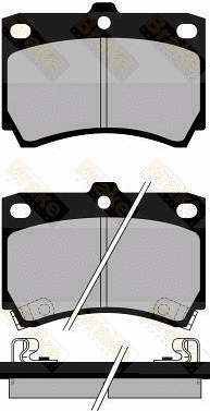 Brake Pad Set, disc brake (PA767)