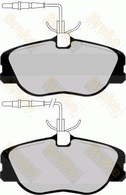 Brake Pad Set, disc brake (PA1061)