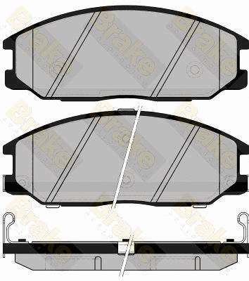Brake Pad Set, disc brake (PA1488)