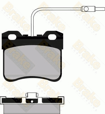 Brake Pad Set, disc brake (PA561)