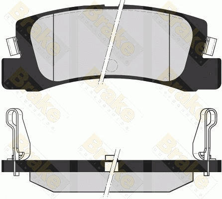 Brake Pad Set, disc brake (PA1680)