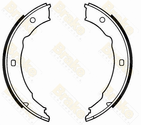 Brake Shoe Set, parking brake (SH2568)
