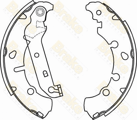 Brake Shoe Set (SH2582)