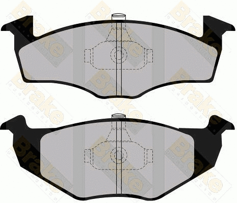 Brake Pad Set, disc brake (PA1139)