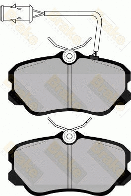 Brake Pad Set, disc brake (PA590)