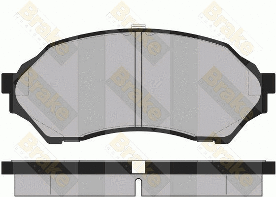 Brake Pad Set, disc brake (PA1430)