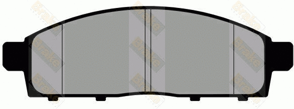 Brake Pad Set, disc brake (PA1808)