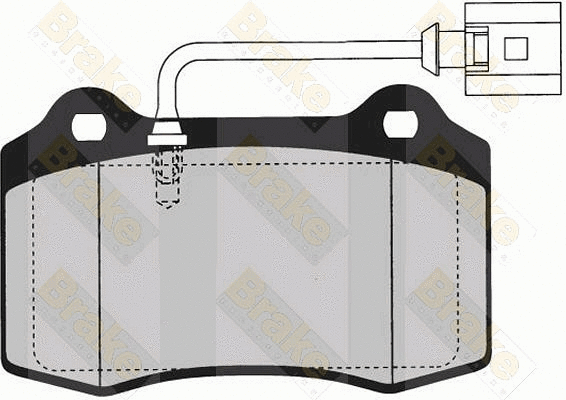 Brake Pad Set, disc brake (PA1606)
