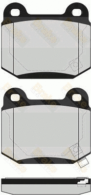 Brake Pad Set, disc brake (PA1588)