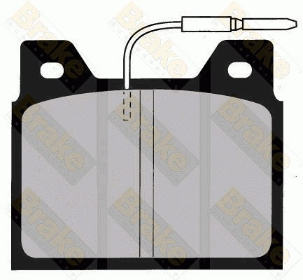 Brake Pad Set, disc brake (PA261)