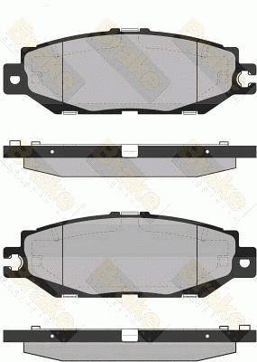 Brake Pad Set, disc brake (PA1360)