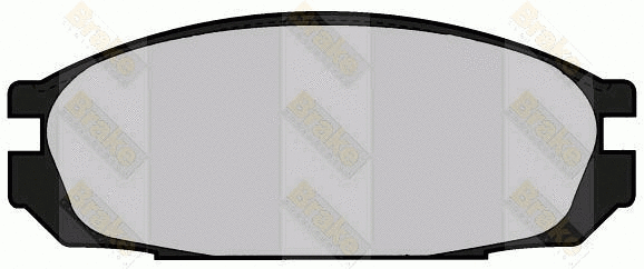 Brake Pad Set, disc brake (PA802)