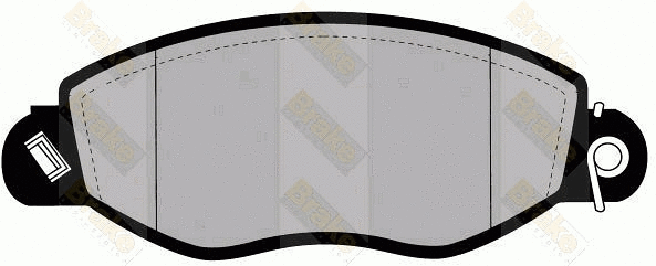 Brake Pad Set, disc brake (PA1304)