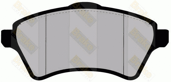 Brake Pad Set, disc brake (PA1326)