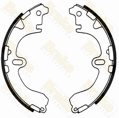 Brake Shoe Set (SH2366)