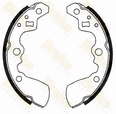 Brake Shoe Set (SH2428)